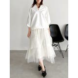 【FILA別注】アシメチュールティアードスカート | dazzlin | 詳細画像26 