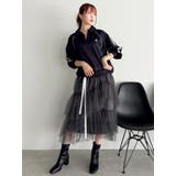 【FILA別注】アシメチュールティアードスカート | dazzlin | 詳細画像4 