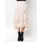 フリルスリットサテンスカート | dazzlin | 詳細画像19 