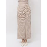 【セットアップ対応】フラワーシシュウベロアスカート | dazzlin | 詳細画像19 