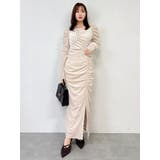 【セットアップ対応】フラワーシシュウベロアスカート | dazzlin | 詳細画像7 