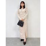 【セットアップ対応】フラワーシシュウベロアスカート | dazzlin | 詳細画像8 