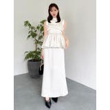 サテンナロースリットスカート | dazzlin | 詳細画像13 