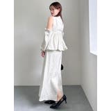 サテンナロースリットスカート | dazzlin | 詳細画像15 