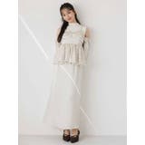 サテンナロースリットスカート | dazzlin | 詳細画像2 