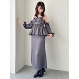 サテンナロースリットスカート | dazzlin | 詳細画像26 