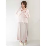 サテンナロースリットスカート | dazzlin | 詳細画像3 