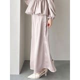 サテンナロースリットスカート | dazzlin | 詳細画像30 