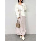 サテンナロースリットスカート | dazzlin | 詳細画像44 