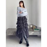 ランダムティアードチュールスカート | dazzlin | 詳細画像11