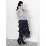 ランダムティアードチュールスカート | dazzlin | 詳細画像16