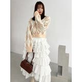 ランダムティアードチュールスカート | dazzlin | 詳細画像7