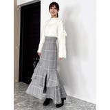 バックレースアップアシメマーメイドスカート | dazzlin | 詳細画像34 