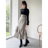 バックレースアップアシメマーメイドスカート | dazzlin | 詳細画像41 