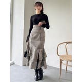 バックレースアップアシメマーメイドスカート | dazzlin | 詳細画像42 