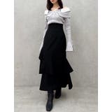 バックレースアップアシメマーメイドスカート | dazzlin | 詳細画像5 