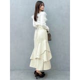 バックレースアップアシメマーメイドスカート | dazzlin | 詳細画像8 