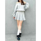 【20周年記念復刻！/セットアップ対応】ボックスプリーツカットミニスカート | dazzlin | 詳細画像14 