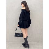 【20周年記念復刻！/セットアップ対応】ボックスプリーツカットミニスカート | dazzlin | 詳細画像29 