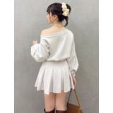 【20周年記念復刻！/セットアップ対応】ボックスプリーツカットミニスカート | dazzlin | 詳細画像7 