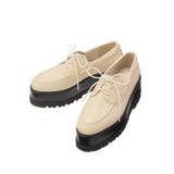 アイボリー | レースアップローファー | dazzlin