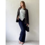 【吉田朱里】メイクアップフレアデニムパンツ | dazzlin | 詳細画像14 