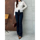 【吉田朱里】メイクアップフレアデニムパンツ | dazzlin | 詳細画像20 