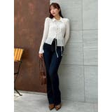 【吉田朱里】メイクアップフレアデニムパンツ | dazzlin | 詳細画像21 