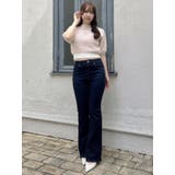 【吉田朱里】メイクアップフレアデニムパンツ | dazzlin | 詳細画像41 