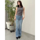 【吉田朱里】メイクアップフレアデニムパンツ | dazzlin | 詳細画像45 