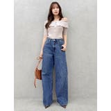 スラッカーデニムパンツ | dazzlin | 詳細画像21 