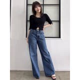 スラッカーデニムパンツ | dazzlin | 詳細画像31 