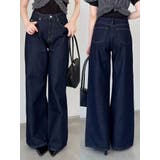 インディゴ | スラッカーデニムパンツ | dazzlin