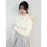 ワンショルミニシャギーニットトップス | dazzlin | 詳細画像30 