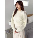 ワンショルミニシャギーニットトップス | dazzlin | 詳細画像37 