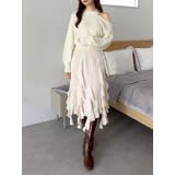 ワンショルミニシャギーニットトップス | dazzlin | 詳細画像44 