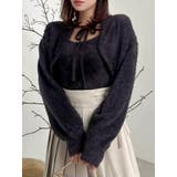 チョーカー付ミニシャギーニットキャミソール | dazzlin | 詳細画像18