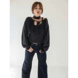 チョーカー付ミニシャギーニットキャミソール | dazzlin | 詳細画像4