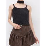 チョーカー付ミニシャギーニットキャミソール | dazzlin | 詳細画像47