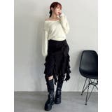 2WAYミニシャギーオフショルニット | dazzlin | 詳細画像11