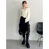 2WAYミニシャギーオフショルニット | dazzlin | 詳細画像13