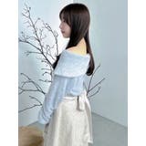 2WAYミニシャギーオフショルニット | dazzlin | 詳細画像15