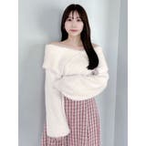 2WAYミニシャギーオフショルニット | dazzlin | 詳細画像19