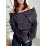 2WAYミニシャギーオフショルニット | dazzlin | 詳細画像24