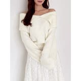 2WAYミニシャギーオフショルニット | dazzlin | 詳細画像29