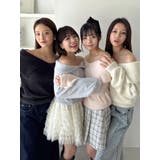 2WAYミニシャギーオフショルニット | dazzlin | 詳細画像7