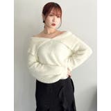 2WAYミニシャギーオフショルニット | dazzlin | 詳細画像9
