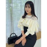 ヨークシアーフリルニットトップス | dazzlin | 詳細画像20