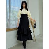 ヨークシアーフリルニットトップス | dazzlin | 詳細画像23