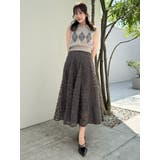 アーガイルニットトップス | dazzlin | 詳細画像50